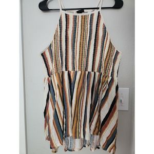 High Neck Babydoll Tank
